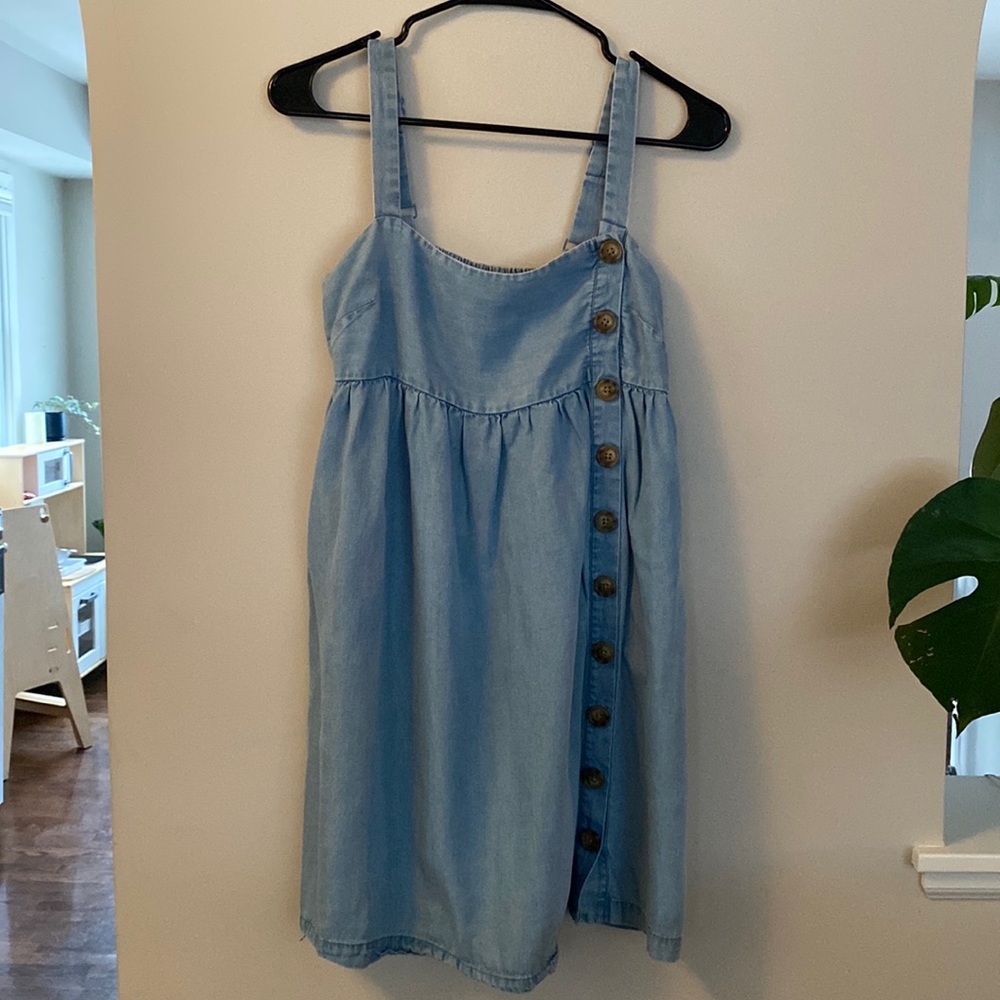 UO Mini Dress w Button Detail